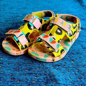 Mini Melissa Kids Sandals - Yellow and Pink